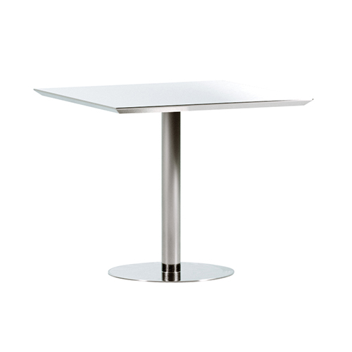 Butler Dining Table with Stainless Steel Base